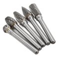 thumbnail image 4 of File, 6x10mm Eco Friendly Tungsten Carbide Burr Set 5pcs Double Cut  Work Efficiency  For Aviation For Machinery For Automobile ADEFG, 4 of 8