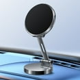 thumbnail image 1 of COM1950s Foldable Magnetic Car Phone Mount - 180° Rotation, Sunproof & Water-Resistant Design, Compact Abs Holder for Dashboard, 0.17 Lbs, 1 of 6