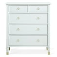 thumbnail image 2 of Comfort Pointe Jillian White Wood Five-Drawer Modern Style Chest, 2 of 11