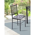 thumbnail image 4 of Comedor MOBILKRAFT Medellin 4 Sillas Tubular y Cubierta de Cristal Estilo Clasico Color Chocolate, 4 of 4
