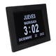 thumbnail image 3 of Reloj De Calendario De Día Digital Autom Domming Alardo Alarma De Alarma Día De Día Negro Para Personas Mayores, 3 of 7