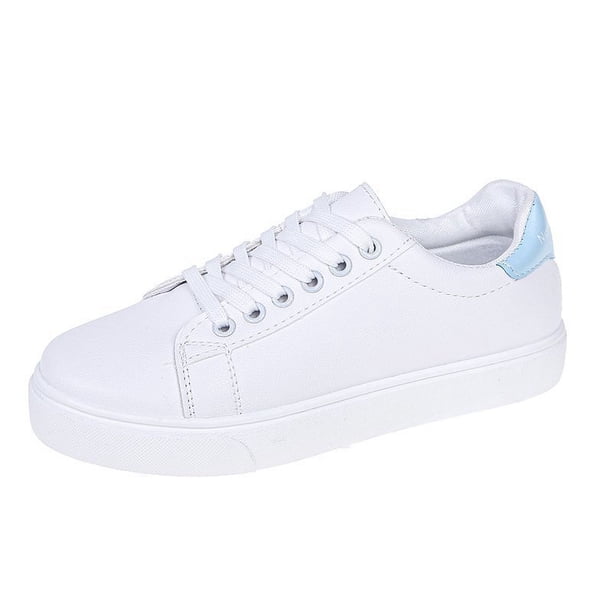 Zapatos blancos de mujer, estilo coreano de verano, zapatos de mujer de una sola capa, planos, con punta redonda, zapatos casuales con tiras cruzadas, zapatos de tabla