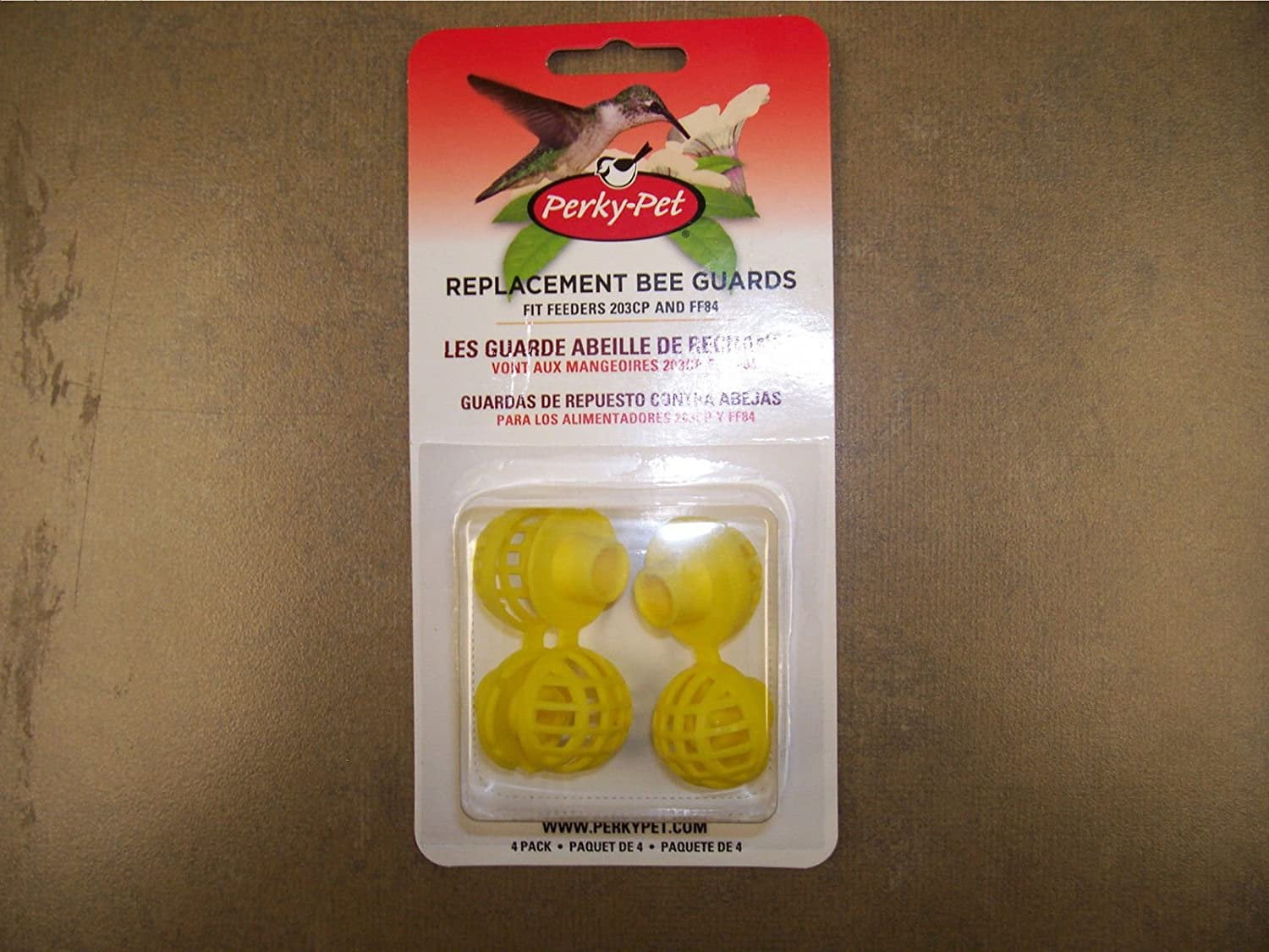 WallEc(TM) Perky Pet 205Y Yellow Replacement Bee Guards for Nectar