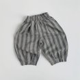 thumbnail image 2 of RUTAYY Toddler Vertical Striped Pants Loose Slacks For Kids Trouser Versatile Infants Pants, 2 of 6
