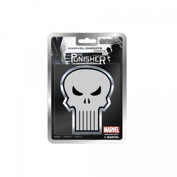212 Main CG41708 3.5 x 4.5 in. Punisher Skull Aluminium Decal