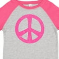 thumbnail image 4 of Inktastic Peace Sign Pink Retro Girls Toddler T-Shirt, 4 of 5