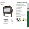 thumbnail image 6 of LED Yard Security Floodlight for Outdoor Sites – Aluminum Housing –High Lumen - Waterproof IP65 120-227V - (50 Watt, 3000K Warm White), 6 of 8