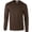 Light Pink, variant on Gildan Mens Plain Crew Neck Ultra Cotton Long Sleeve T-Shirt