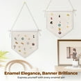 30 PCS Blank Canvas Banners, Wall Decorative DIY Wall Display Hanging