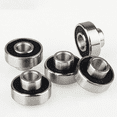 thumbnail image 3 of 20 Pcs 608- Roulement Intégré pour Longboard Roulement à Roues de Planche à Roulettes Roulement à Roulettes en Ligne 8X22X12.6mm, Noir, 20 * Roulements de Planche à Roulettes, Noir, 3 of 4
