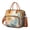 Citrus-10, variant on Vintage Retro Artistic Lunch Box – Abstract Patterned Insulated Cooler Tote with Earthy Nordic Aesthetic, Ideal for Office Women or as a Birthday Gift