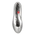 thumbnail image 4 of Cherish CF38 Women Metallic Confetti Round Toe Ballerina Flat, 4 of 5