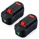 thumbnail image 1 of Batería DASNITE de iones de litio de 18 V, 7,0 Ah, paquete de 2 unidades para Black & Decker, 1 of 7
