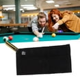 thumbnail image 1 of Billiard Cue Cloth, Cotton Pool Cue Towel Pool Cue Accessory Black  for Billiard Stick Maintenance, 1 of 8
