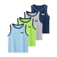 thumbnail image 2 of LEKWK Boys Athletic Shirts 4 Pack Breathable Quick Dry Workout Tops Crewneck Mesh Short Sleeve Comfy T-Shirts for Football Running Sports Casual, 2 of 9