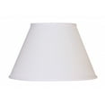 thumbnail image 3 of 12" White Premium Empire Slanted No Slub Lampshade, 3 of 3