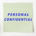 thumbnail image 2 of Large Self-Inking Italic Personal Confidential Stamp, Trodat Printy 4913, Press and Print Stamping, Impression Size 7/8" x 2-1/4", Up to 10,000 Impressions - Burgundy Ink, 2 of 10