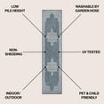 thumbnail image 4 of JONATHAN Y SANTA MONICA 2 x 8 Runner Rug, Arden Vintage Medallion - Blue/Cream, SMB300C-28, 4 of 6