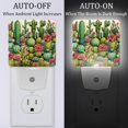 thumbnail image 2 of Cactus LED Square Night Lights: Energy-Efficient and Stylish Illumination Device for Bedrooms and Living Areas, Set of 2, 200 Characters., 2 of 6