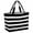 Black, variant on Black Striped Beach Bag for Women, Large Breathable Mesh Beach Tote Bag, Modern Simple Monochrome Geometric White Sandproof Lightweight Travel Bags for Vacation Picnic Swimming Pool 15.7"x15.7"x9.1"