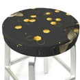 thumbnail image 3 of Lsque Bumblebee Round Bar chair cushion covers Velvet Fabric Premium Comfort Protects from Scratches and Stains for 14-17 Inch Chair- 12 inch, 3 of 7