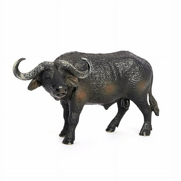 nipocaio Animal Model Toy Simulation Buffalo Miniature Animal Toy Collection Figurine Cow Ornaments for Home Accessory Decor