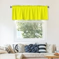 thumbnail image 4 of Valances for Windows Kitchen Curtains Small Treatments Valance, Lemon Glacier Yellow 52x12 inch, 4 of 5