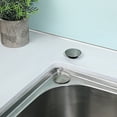 thumbnail image 4 of 2pcs Stainless Steel Kitchen Sink Tap Hole Covers Washbasin Hole Plugs Home Faucet Hole Covers, 4 of 5