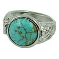 thumbnail image 6 of 1 Piece Vintage Adjustable Size Blue Round Turquoise Gemst Accessories, 6 of 6
