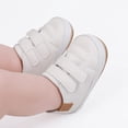 thumbnail image 2 of Baby Boys Girls Moccasins Oxford Sneakers PU Leather Rubber Sole Infant Loafers Anti-Slip Toddler First Walkers Crib Dress Shoes, 2 of 6