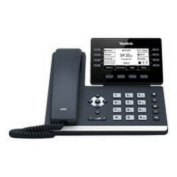 Yealink SIP-T53W SIP, SIP - VoIP phone - avec interface Bluetooth avec Identifiant de l'Appelant - Capacité d'Appel à 3 Voies - v2, SRTP - 12 Lignes - Gris Classique