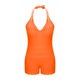 thumbnail image 4 of Mujeres Más Tamaño Manga Larga Tops Casual Color Sólido Blusa con Correa Ajustable de Espalda Y Bralette Incorporado, Poliéster Suave para el Uso Diario de Primavera, 4 of 8
