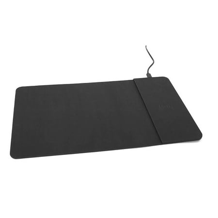 UPC: 0849108012726 | M-EDGE PowerPad 10-Watt Fast Charging Mouse Pad Black (CH-MP2-PU-B)