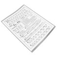 thumbnail image 1 of Tabla De Acordes De Guitarra, Tabla De Acordes De Arpa De Papel Revestido Portátil, Accesorios De Práctica Para Principiantes, 1 of 7