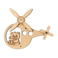 thumbnail image 4 of Piezas de tablero de actividades Juguetes sensoriales de madera Juguete interactivo de viaje para padres e hijos Sensorial Aviones, 4 of 9