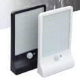 thumbnail image 5 of Lámpara solar negra para exteriores, 48 LED, con sensor de movimiento, regulable, con control remoto inalámbrico, resistente al agua, para puerta, pasillo, patio., 5 of 5