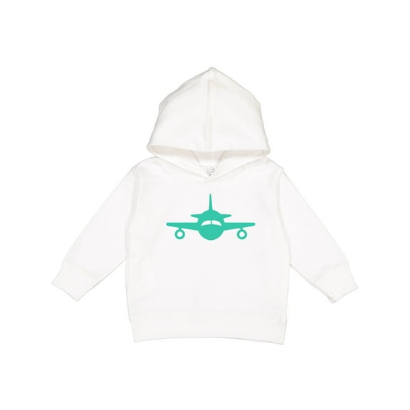 Inktastic Cute Teal Airplane Toddler Hoodie
