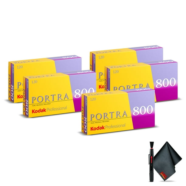 5-Pack Kodak 812 7946 Professional Portra 800 Color Negative Film 120 ...