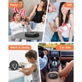 thumbnail image 3 of Greadio Portable Bluetooth CD Player with 2000mAh Rechargeable, Personal CD Player for Car with FM Transmitter/AUX, CD Discman Player with Headphone,, 3 of 9
