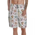 thumbnail image 1 of Tattoo Board Shorts Beach Swimming Trunks Polyester Pattern Men Swim Trunks, 1 of 5