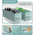 thumbnail image 5 of Sorbus Narrow 4-Drawer Dresser: Compact Storage for Children and Adults in Bedrooms, Bathrooms, and Laundry (Aqua), 5 of 7