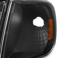 thumbnail image 4 of AKKON - For 1997-2003 Ford F150 F250 Light Duty Heritage Expedition OE Replacement Black Headlights Corner Left/Right Lamp, 4 of 6