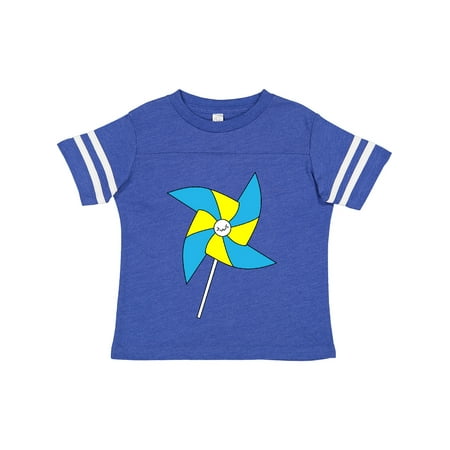

Inktastic Yellow and Blue Pinwheel Gift Toddler Boy or Toddler Girl T-Shirt