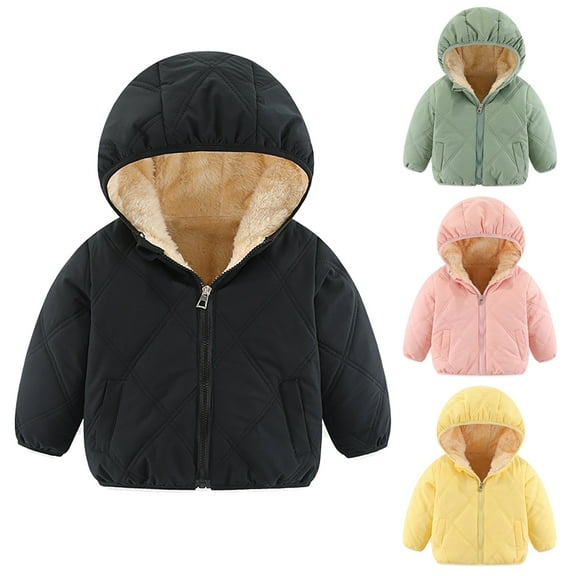 GYRATEDREAM 2-7T Winter Coats for Toddler Boys Girls Hooded Warm Down Jacket Outwear Kid Clothing