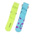 thumbnail image 4 of Disney Monsters Inc. Sulley and Mike Wazowski 3D Mismatched Adult Costume Crew Socks, 4 of 5