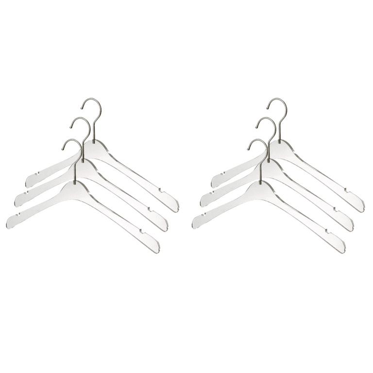 YBM Home Quality Acrylic Clear Coat Hangers Made of Clear Acrylic for a  Luxurious Look and Feel for Wardrobe Closet, Clothes Hangers Organizes  Closet