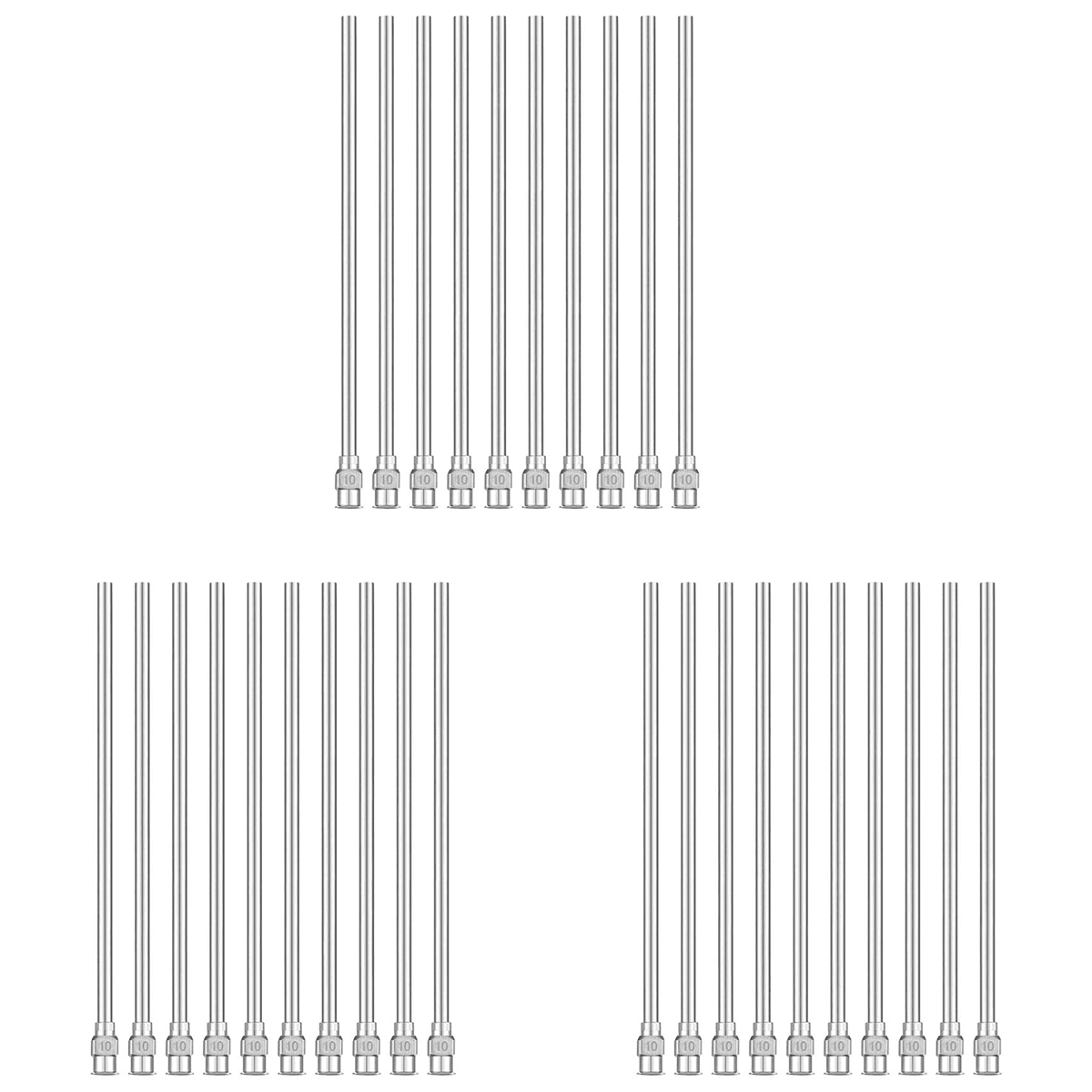 30 Pcs Blunt Tip Dispensing Needles 4 Inch, 12 Gauge Stainless Steel ...