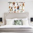 thumbnail image 3 of Spring Floral Kitchen Curtains Window Panels, Summer Botanical Flowers Vintage Birds Insulated Window Treatment Curtain, Grommet Curtains for Bedroom/Living Room/Bathroom, 2 Piece 52"Wx45"L, 3 of 8