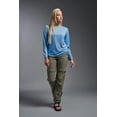 thumbnail image 2 of Expert Brand USA-Made Women's Oxymesh™ Athletic Long Sleeve Shirt, Carolina Blue, 3XL, 2 of 6