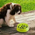 thumbnail image 3 of Cuenco para perros de alimentación lenta, interesante cuenco interactivo para perros, duradero, no tóxico y respetuoso con el medio ambiente, cuenco de alimentación de fibra de bambú Jormftte LL-1684, 3 of 6